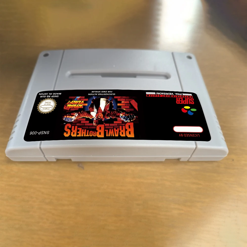 Brawl Brothers Action 16BIT Gioco SNES Gioco per console USA e europee
