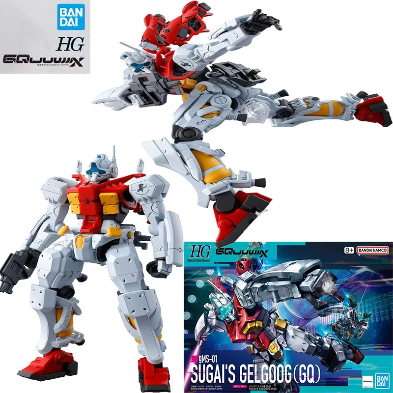 Bandai HG 1/144 SUGALS GELG00G (GQ) Gundam Anime Action Character Robot Assembly Model Speelgoed voor kinderen Gift Origineel