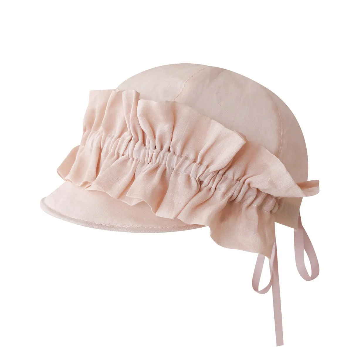 Japanische Ramie-Reiterhüte für Damen, Frühling/Sommer, Sonnenschutz, Feenwind, Faltenrock, Krempe, Visiere, Kappe, Accessoires für Herren – Detail 5