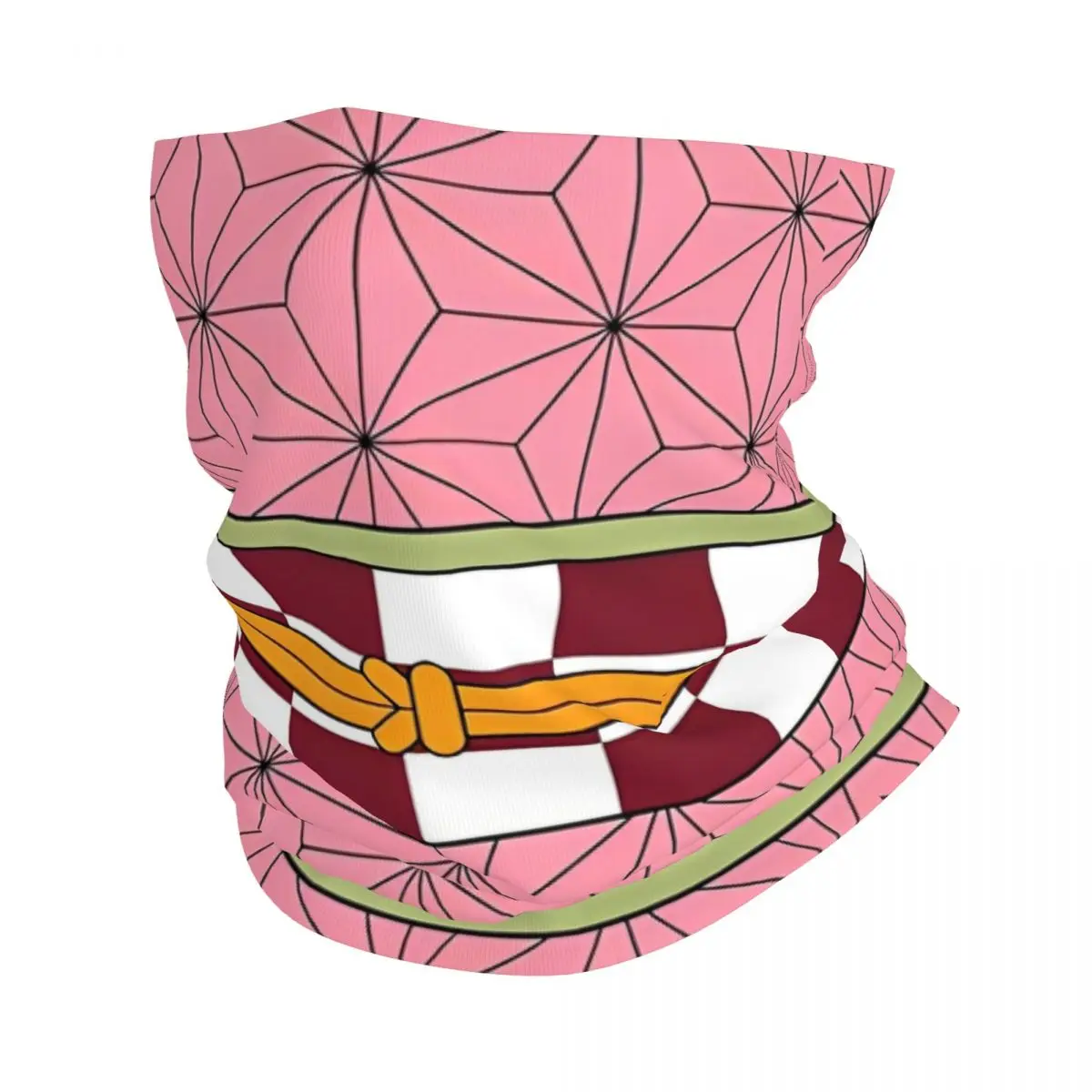 Demonen Nezuko Kamado Bandana Slayers Nek Gaiter Gedrukt K-Kimetsu Anime Balaclava 'S Masker Sjaal Multi-Use Fietsen Vissen Unisex