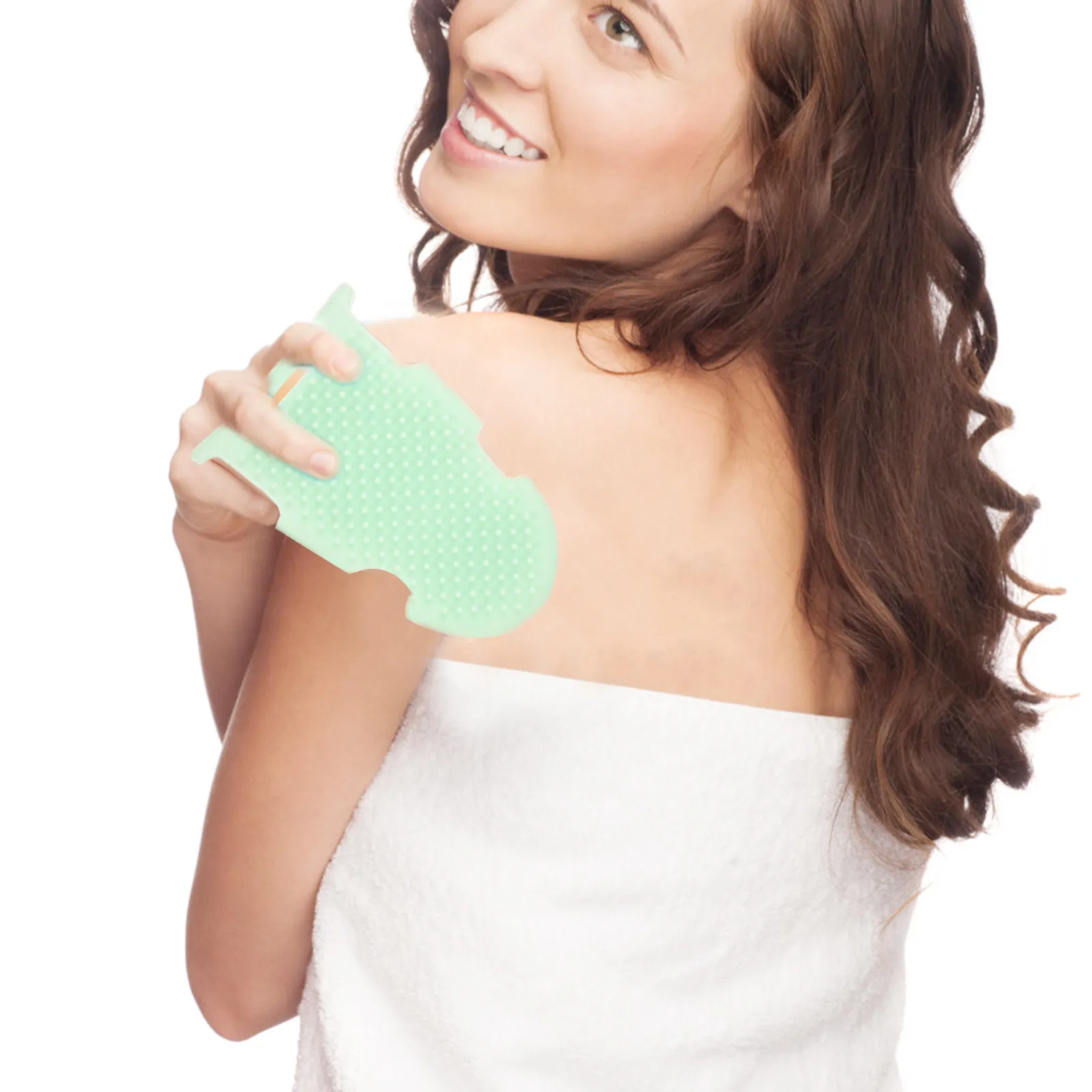 

Household Bathing Gloves Silicone Body Brush Massage Glove for Shower Exfoliating Dead Skin Removal Body Massage Tool