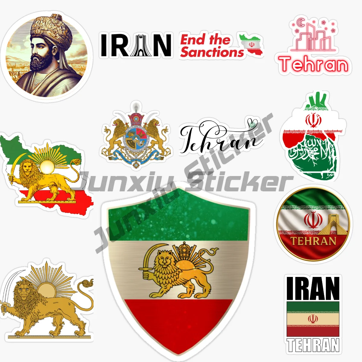

Iran Tehran City Car Sticker Vinyl Self-adhesive Waterproof Decorative Decal Car Accessories Accessories