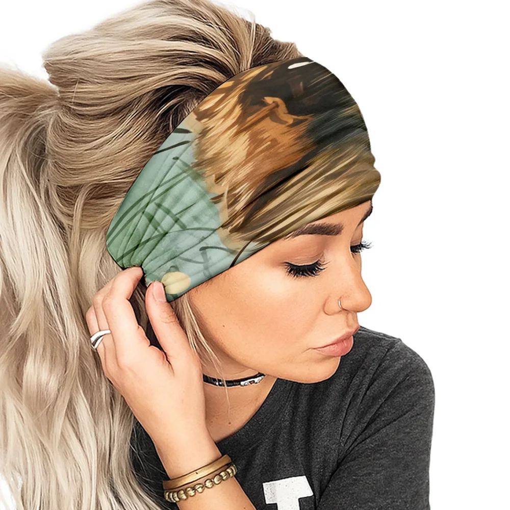 0646 Ladies Lace Headband Modern Elegant Sports Suitable for Yoga Fitness Running Daily Wear 1 Piece