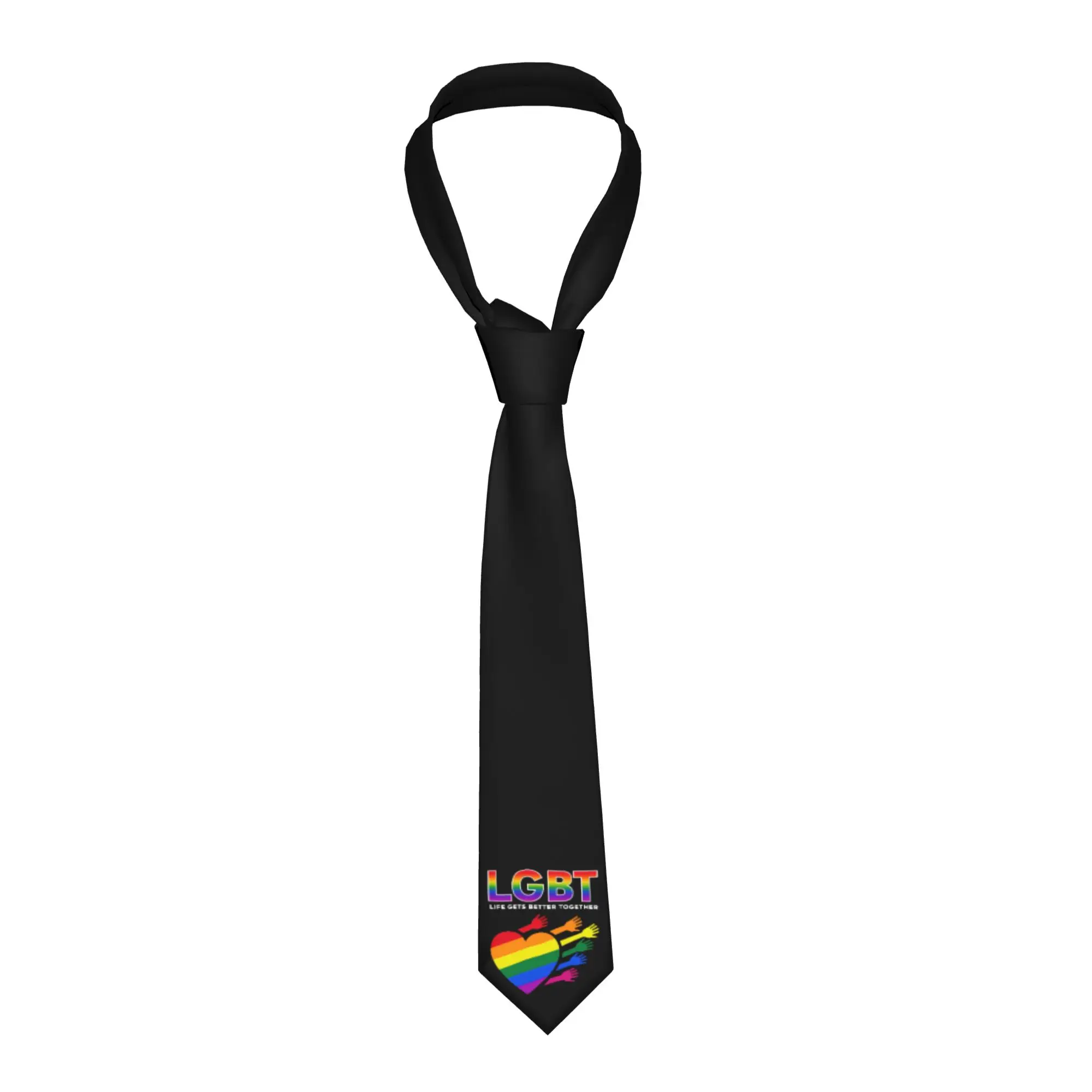 Formal Equality Hurts No One LGBTQ Love Is Love  Necktie for Men Silk  Party Ties