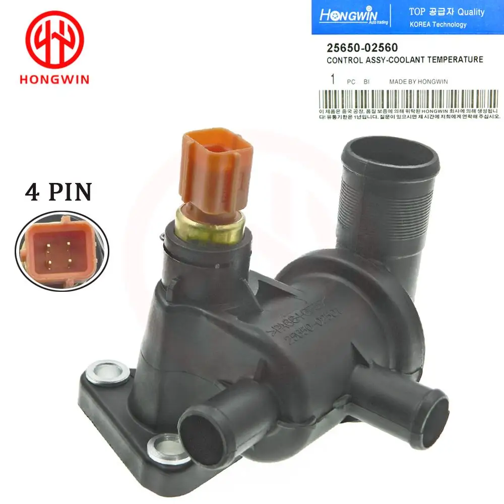 Obudowa termostatu 25650-02560 Pasuje do KIA Picanto SA New Morning 2004-10 do Hyundai Santro Amica Atos Atoz 25650 02501 2565002560