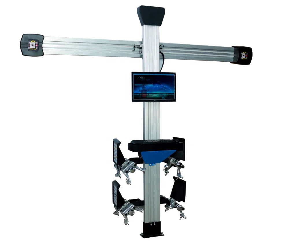 V3D-PL Android Version Two Multi Screen Interactive Wheel Alignment System 800kw Power 220rpm Balancing Speed Wheel