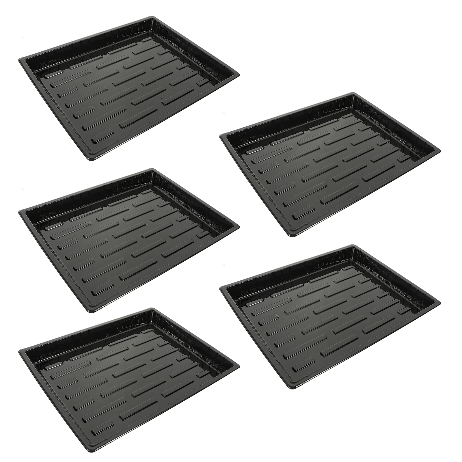 

5 Pcs Mesh Cultivation Pot Holder Succulent Planters 3500X2750X350CM Plastic Flat Growing Trays