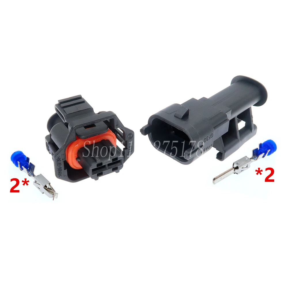 1 Set 2 Pin 1928403874 1928404226 1928403698 Waterproof Car Fuel Nozzle Wire Harness Socket for Fukuda