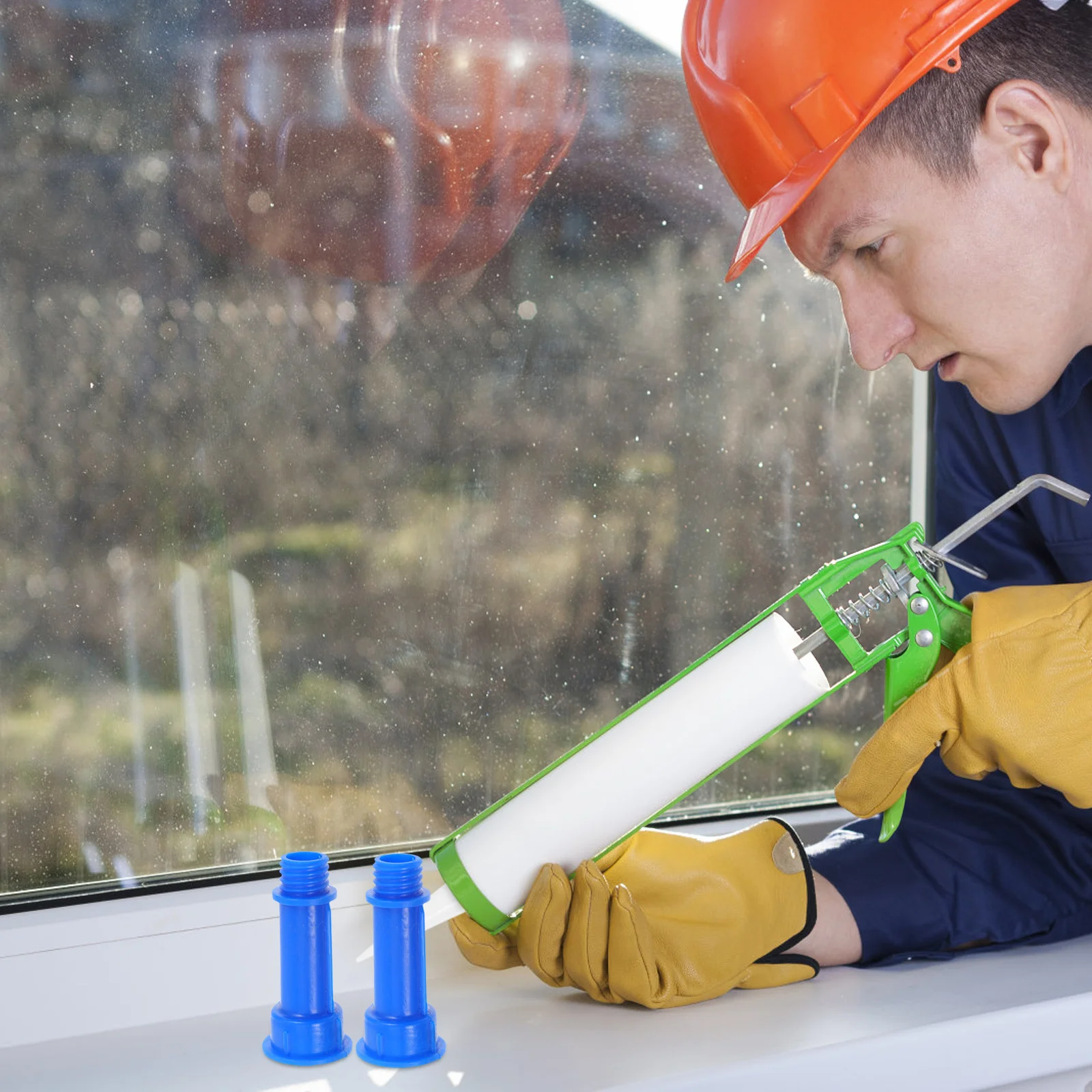 4 قطعة فوهة السد نصائح قابلة لإعادة الاستخدام السد أنابيب قضيب تسرب أداة لتجديد المنزل البناء DIY بها بنفسك مشاريع التشطيب