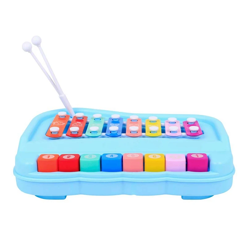 1Set Children's Early Education Music Toy Eight-Tone Piano Playing The Piano Engineering ABS