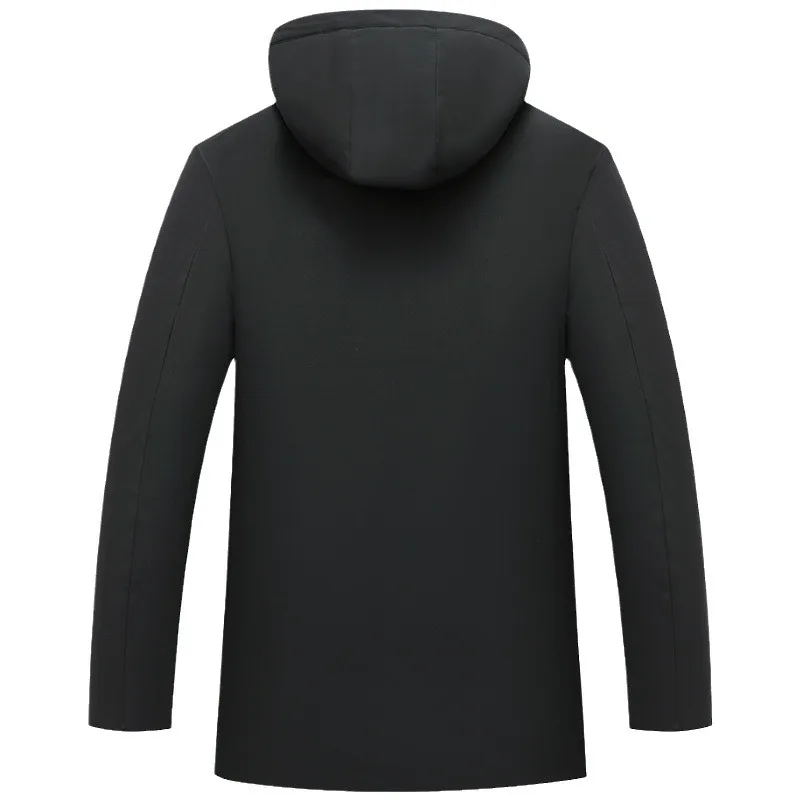 قبعة شتوية رجالية مبطنة بالقطن، سترات جديدة مبطنة بالقطن، سترات رجالية مقاومة للبرد ودافئة مبطنة بالقطن