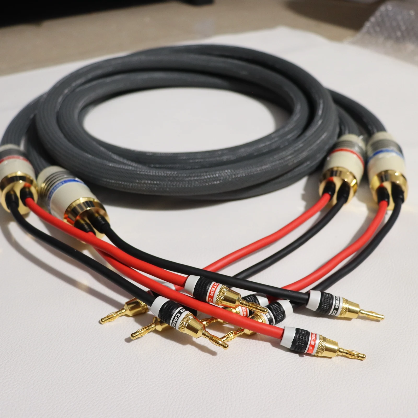 미국 오리지널 몬스터 플래그쉽 버전 순수 구리 메인 스피커 라인, HIFI 앰프 오디오 케이블, 오디오 애호가 스피커 와이어