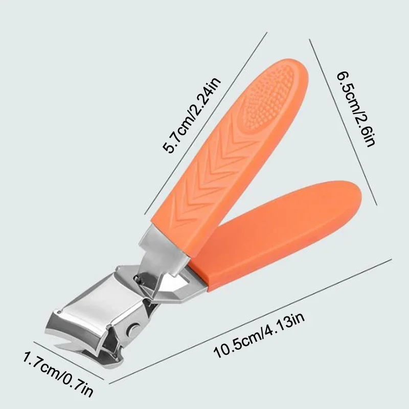 Obcinacz do paznokci skośne ostrze obcinacz do paznokci wrastające obcinacze do grubych paznokci u stóp przyrząd do usuwania paznokci ze stali nierdzewnej obcinacz do paznokci