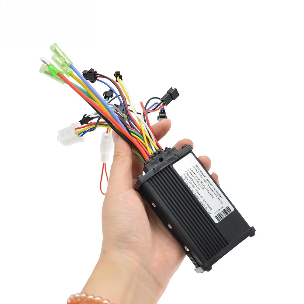 24V-48V Intelligent Sine Wave DC Brushless Motor Controller 250W 350W Self-Identifying For E-Bike