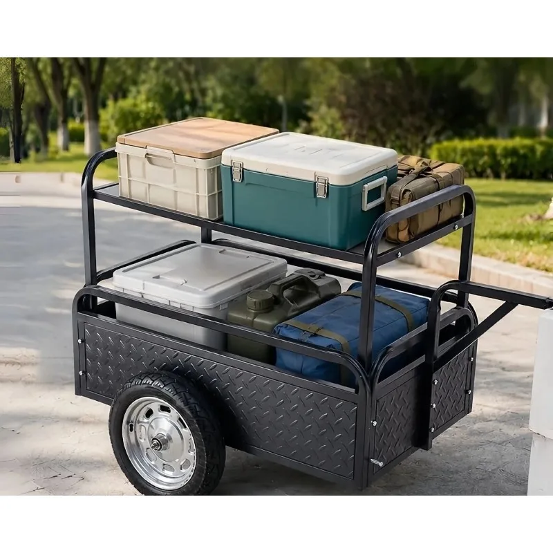 Flat truck Tool truck Home silent shopping Express small pull cart