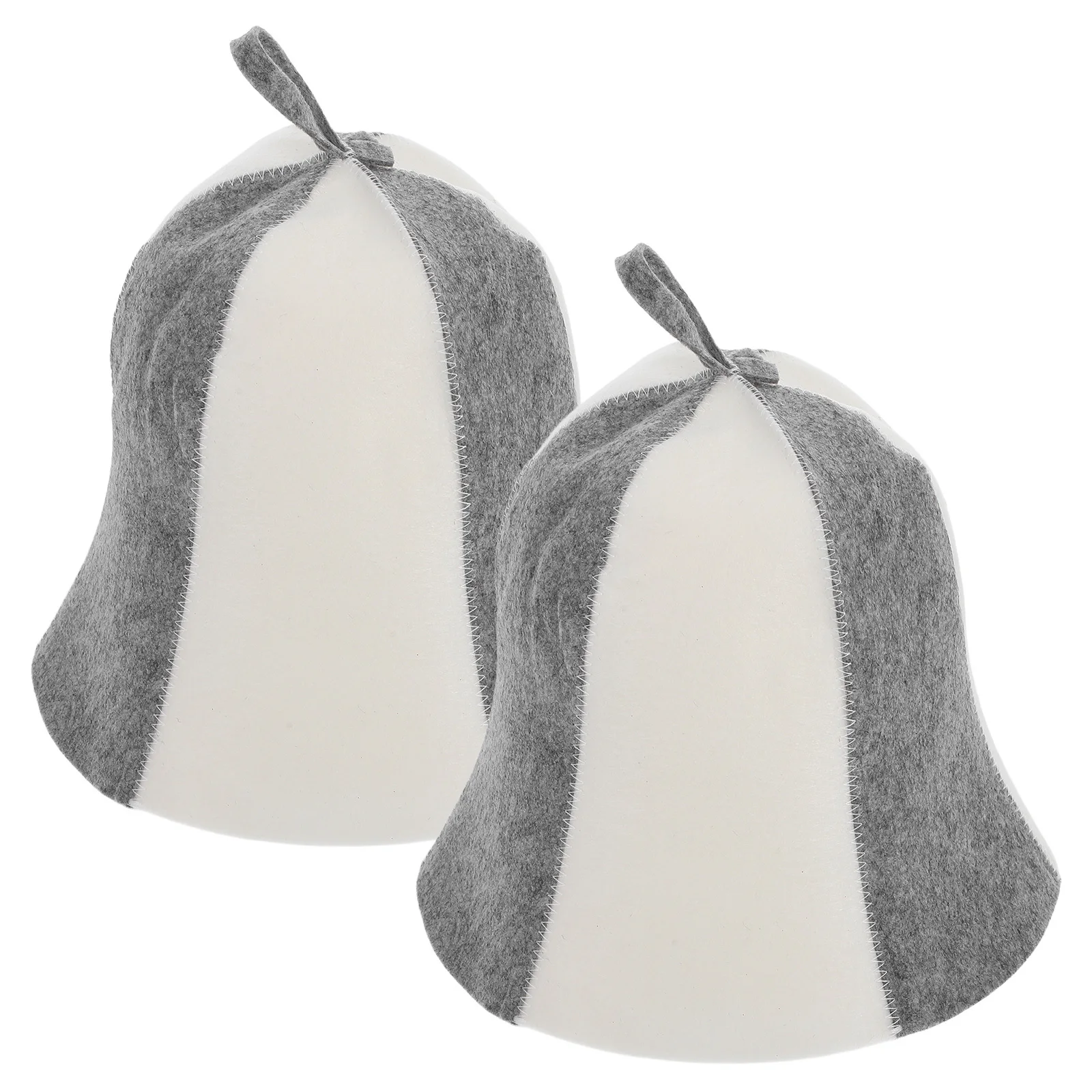 

2Pcs Premium Felt Sauna Hats for Bathing Steam Rooms Moisture Control Lightweight Portable Sauna Caps for Daily Spa Care
