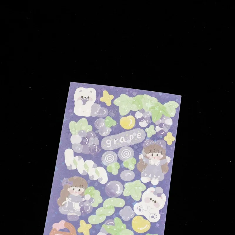 Serie MagicGirl adesivi Guka fatti a mano fai-da-te adesivi per notebook Guka tagliati al laser in PVC impermeabile all'ingrosso