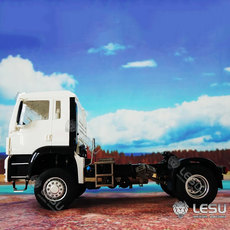 LESU 1/14 RC Tractor Truck Man Tgs 4X2 Metal Chassis Tank Plastic Cabin Model Motor for Remote Control Tamiyay Car Th17015-Smt3