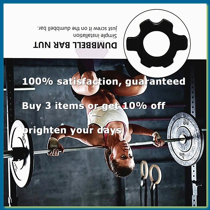 4Pcs Dumbbell Bar Nut Barbells Screw Clamp Dumbell Weight Lifting Fitness Equipments Accessories