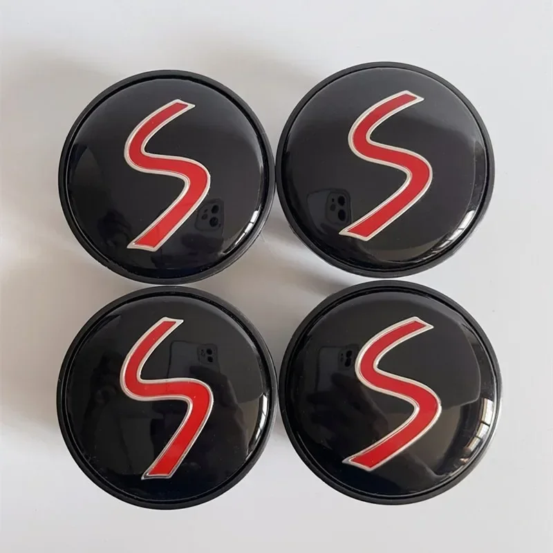 4Pcs 54MM Car Wheel Center Cover Sticker Hub Caps Accessories For Mini Cooper S JCW One R55 R56 R60 R61 F54 Clubman Countryman