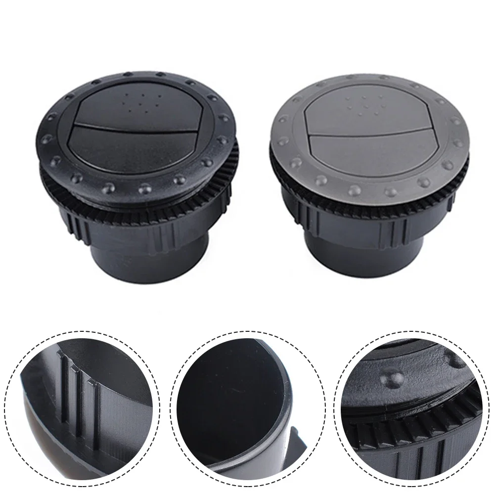60mm Car Vent Air Conditioner Deflector Air Outlet Round Interior Vents For RV Bus Truck Car Accessories NEW