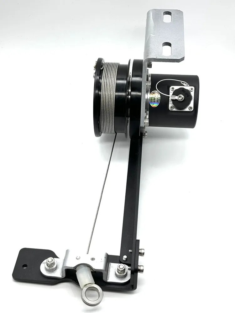 CALT 2000mm draw wire length absolute  linear encoder CAX60S1212E6RMG  with BSL-FS02 counter Grating Encoder Display