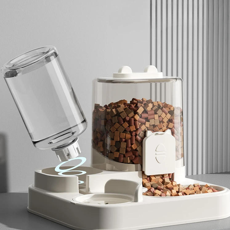 

Automatic Pet Feeder and Water Dispenser Set, Easy to Use Feeding Bowl for Cats, Dogs and Small Pets