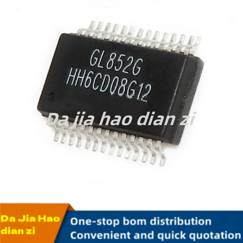 2pcs/lot GL852G GL852G-HHG12 SSOP-28 ic chips in stock