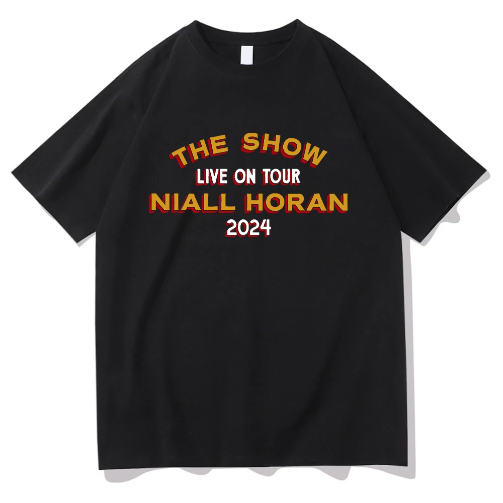 Niall Horan T Shirt 2024 New Album The Show Live on Tour T-Shirt Fashion Men/Women Harajuku Aesthetic Vintage Cotton Tees Shirts