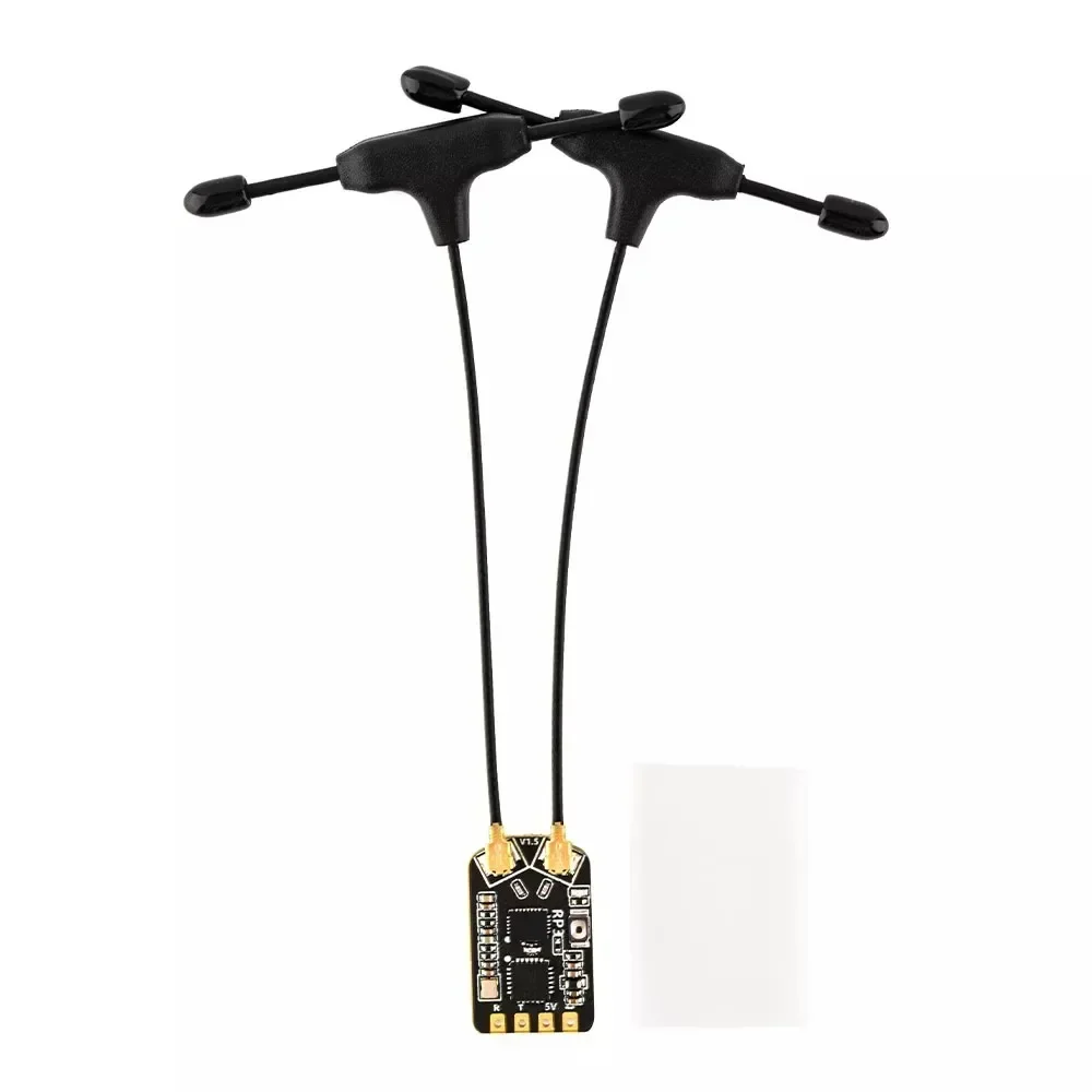 RadioMaster RP3 Antena Dupla de Longo Alcance para Avião RC, FPV Freestyle Tinywhoop, Diversidade ExpressLRS, ELRS, Nano Receiver, 2.4GHz