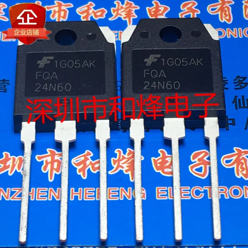 5PCS-10PCS FQA24N60  TO-3P 600V 23.5A  Imported Original Best Quality In Stock Fast Shipping