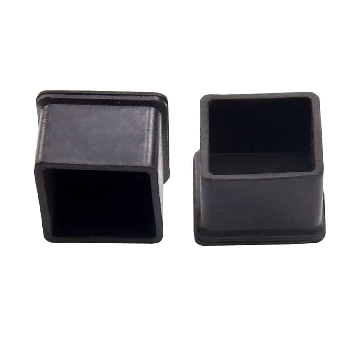 PVC Rectangular Soft Rubber Tube Cover, Table and Chair Foot Pad Protective Cover 15/20/25/30/40/45/50mm image 5