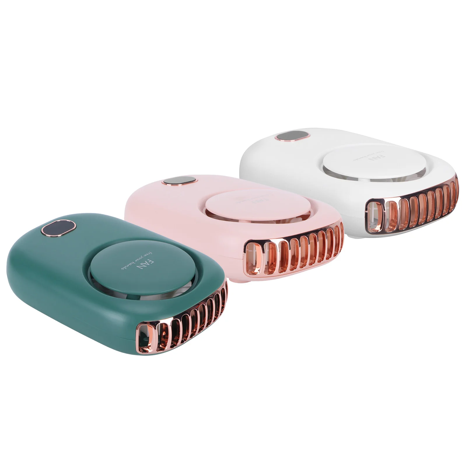 พัดลม USB พัดลมสร้อยคอ น้ําหนักเบา พกพาสะดวก พัดลมไร้ใบ เป็นธรรมชาติและสะดวกสบายด้วยเชือกเส้นเล็กสําหรับเล่นกีฬาสําหรับบ้าน