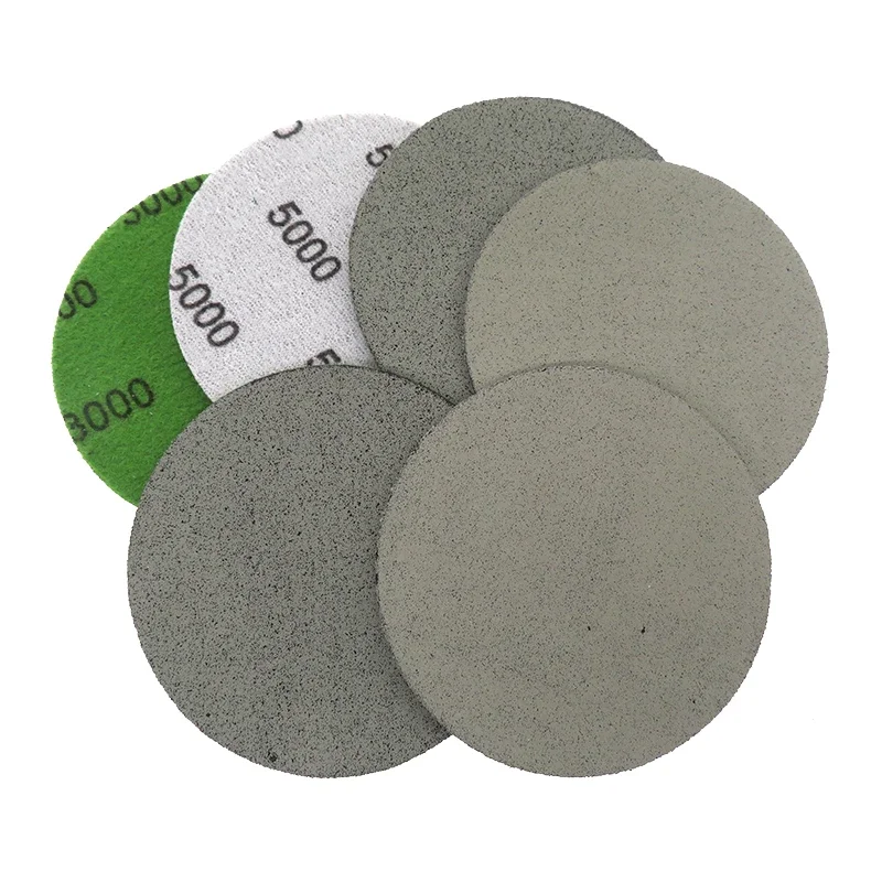 3 дюйма, 75 мм, пенопластовый диск Trizact Hookit, 10 шт., губка для влажной и сухой наждачной бумаги, диск для полировки зернистостью 3000/5000, шлифовальная бумага, абразивная бумага