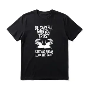 Trust Quote Men's Graphic TShirt, 100% Cotton Short Sleeve Soft Top, Funny Minimalist Graphic Print Design, for Daily Wear, Streetwear, Weekend, Birthday Gift, Gift for Men, Women and Friends