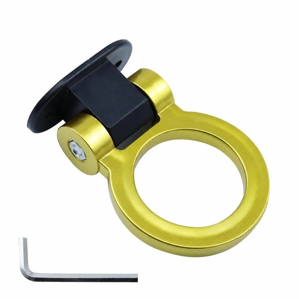 ABS Material Decoration Trailer Hooks Racing Ring Style Simulation Look Trailer Hook Decoration Sticker Decorative Sticker