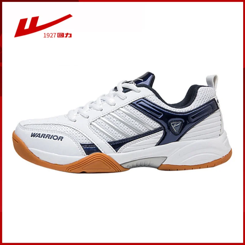 WARRIOR-zapatos de tenis de mesa profesionales para hombre y mujer, zapatillas de voleibol de bádminton ligeras y flexibles, antideslizantes, para entrenamiento deportivo