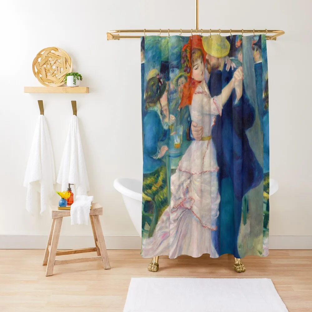 

Dance at Bougival - Pierre Auguste Renoir Shower Curtain Bathroom Decor Shower Sets For Bathroom Bathroom Accessories Curtain