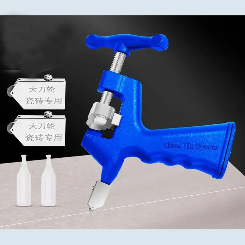 

2 in 1 Manual Tile Cutter for Cutting Ceramic Tiles Glass Tile Opener Durable Roller Construction Scribing Delimitation Tool