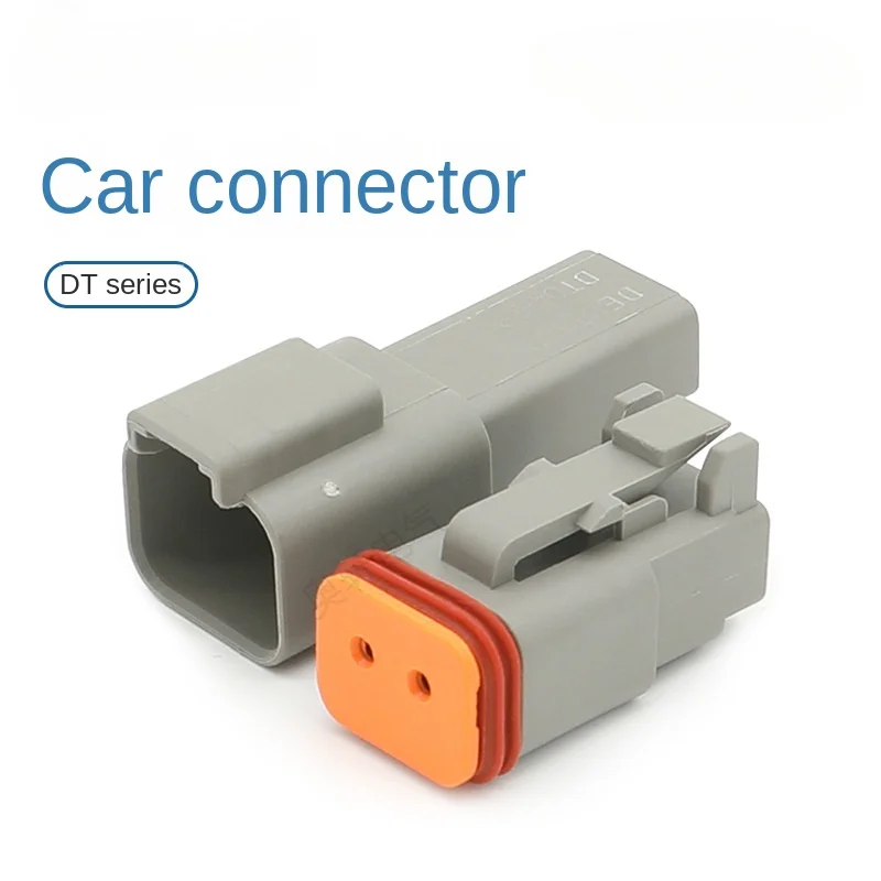 

DT04-2P Automotive Waterproof Connector 2-Hole Molded Case Sheathed Butt Connector DT06-2S