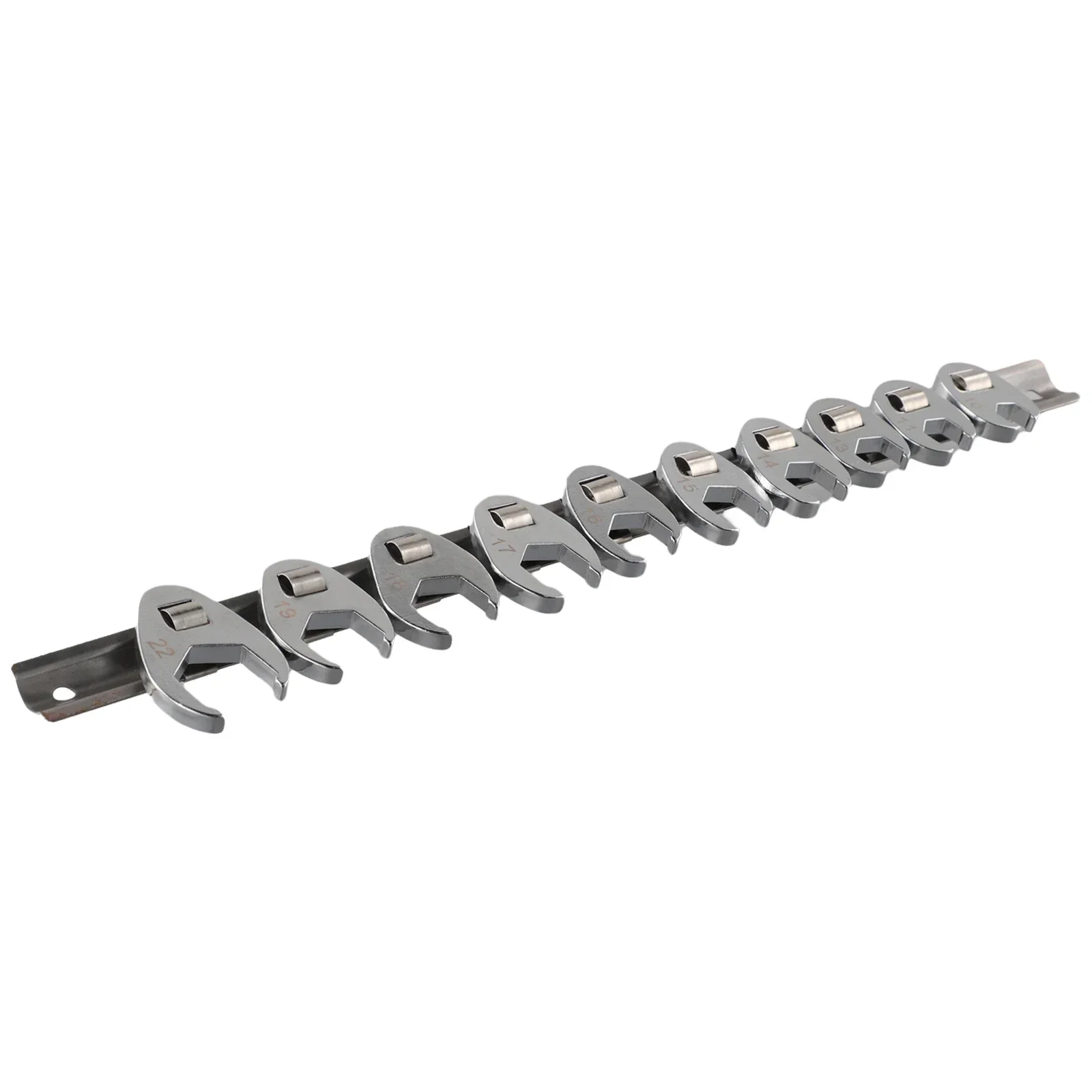 Chrome Plated Crowfoot Wrench Open End Spanner Package Content Product Name Sturdy Applications Compact And Project Silver