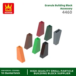 Wange 62Pcs/lot 4460 Slope 1x2x3 Building Block Moc Accessories Compatible with Brick Children Toys Gift Box