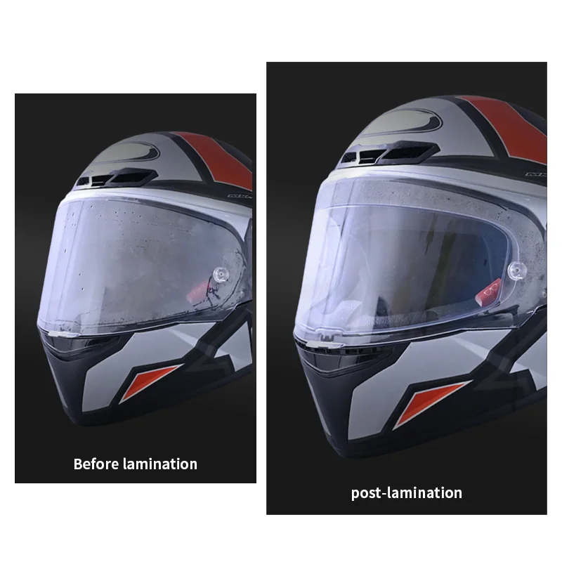 Picture 6: Motorcycle Helmet Visor Film Anti Fog TT COURSE Lens Anti Fog Film Motorcycle Helmet Accessories for KYT
