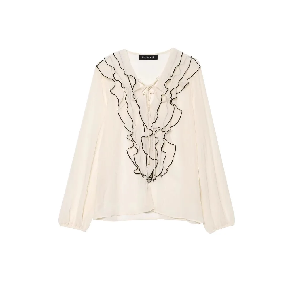 

Women's Layered Decorative Semi-transparent Shirt + Belted Draped Two Piece Skirt Set Off Shoulder White Crop Top 1ARH