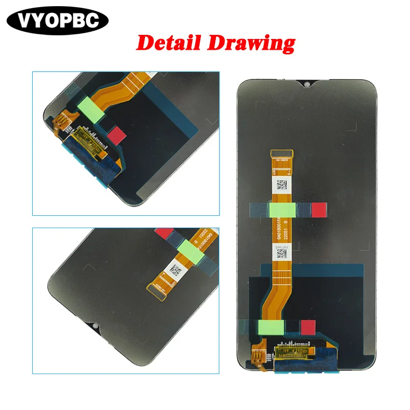 CPH2385 LCD Display With Frame For OPPO A57S 6.56\