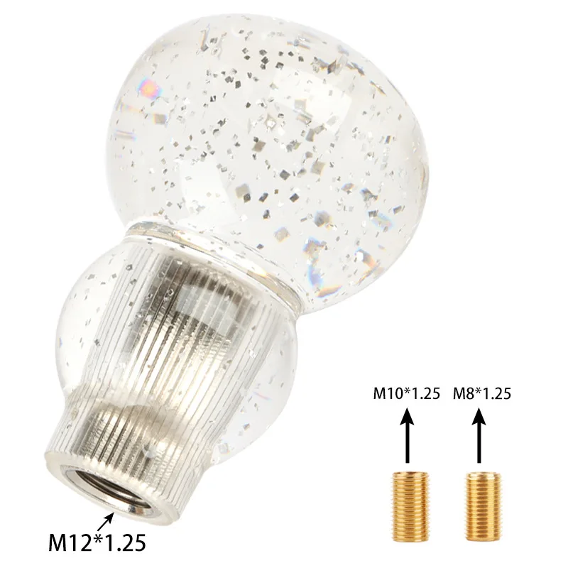 

Cargearshift knobmodifiedwithclamp-type gearshift knob decorative beads, acrylic crystal, personalized,universal gearshift lever