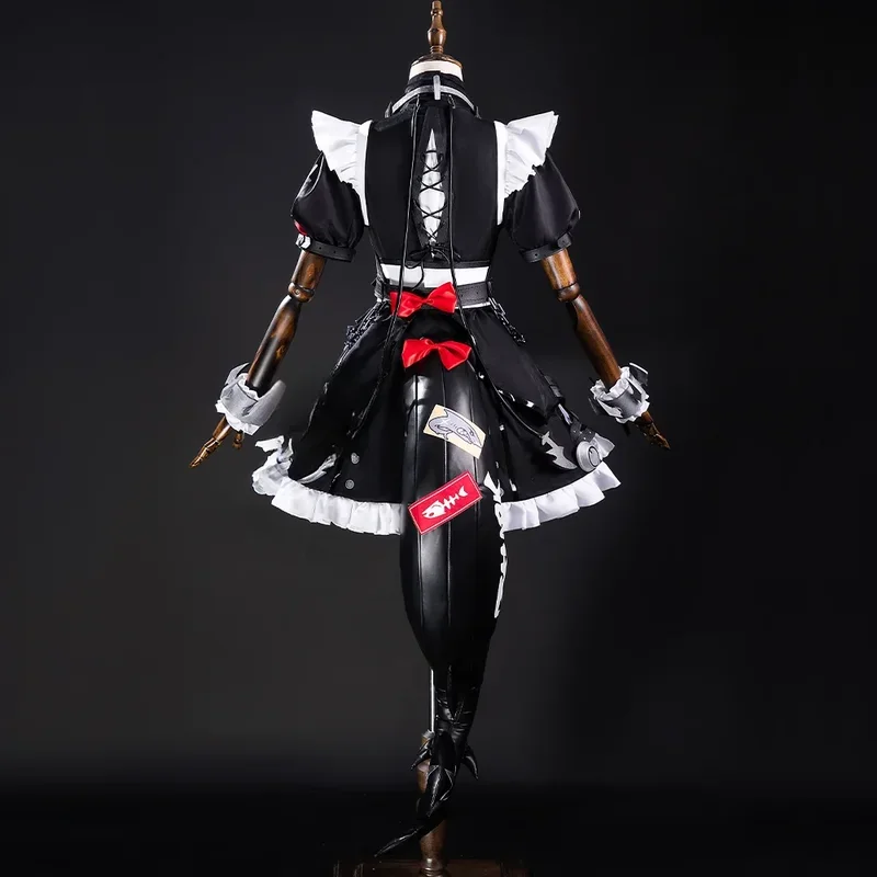 Zenless منطقة صفر إلين جو شعر مستعار تأثيري خادمة فستان موحد الذيل فيكتوريا التدبير المنزلي جديد Eridu هالوين حفلة النساء الزي