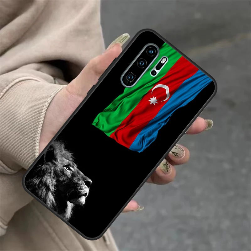 Azerbaijan Buta Flag For Huawei Nova 11i 8i 7i 3i Nova 9 10 SE 5T Y60 Y70 Y90 Y91 Y61 P20 P30 P40 Lite Pro Case