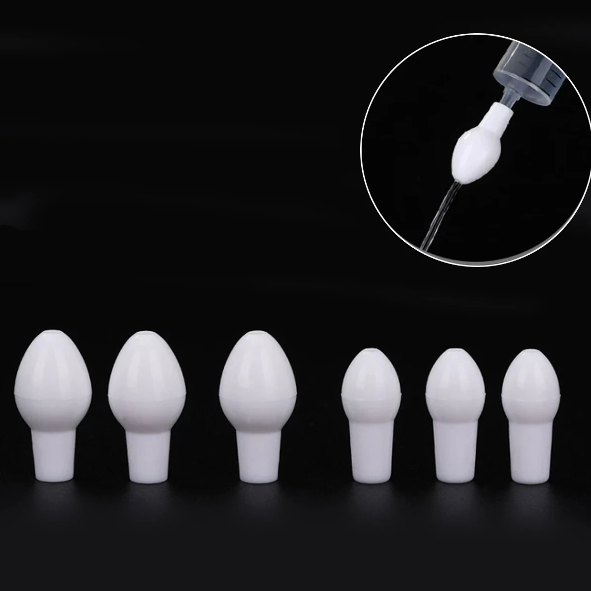 20pcs Medical Nasal Irrigation Nozzle Single-hole for Adults and Children ,Plastic Flexible Replacement Tips Nasal Rinse