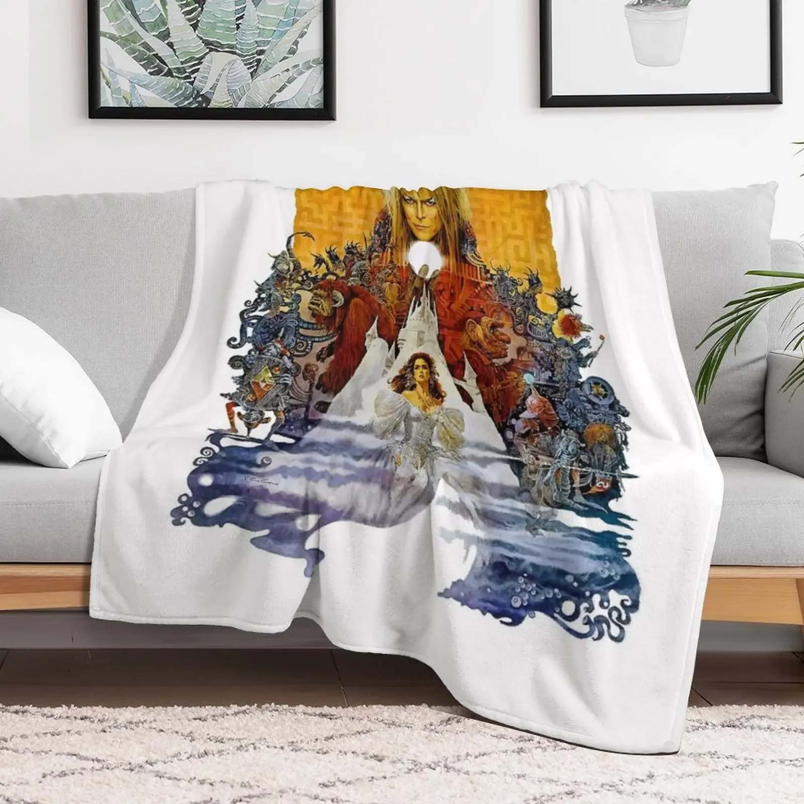 The Realm of the Goblin King Throw Blanket christmas decoration warm for winter Sofa Throw Cute Blankets